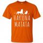 HAKUNA MATATA Men T Shirt 2017 Summer 100% Cotton High Quality Men T Shirt Slim Fit Casual Anime T-S