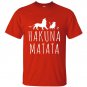 HAKUNA MATATA Men T Shirt 2017 Summer 100% Cotton High Quality Men T Shirt Slim Fit Casual Anime T-S