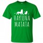 HAKUNA MATATA Men T Shirt 2017 Summer 100% Cotton High Quality Men T Shirt Slim Fit Casual Anime T-S