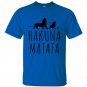 HAKUNA MATATA Men T Shirt 2017 Summer 100% Cotton High Quality Men T Shirt Slim Fit Casual Anime T-S