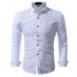2017Ne BrandMens Shirt Polka dot printed Long Sleeve Business Popular Casual Style  Clothing Camisa 