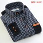 2017 Spring Fashion Men Shirt Slim Fit Long Sleeve Shirt Plaid Casual camisa social masculin brand m