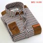 2017 Spring Fashion Men Shirt Slim Fit Long Sleeve Shirt Plaid Casual camisa social masculin brand m