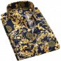 Men Shirts Long Sleeve Spring Summer Fashion Printing Floral Male Shirts Brand Clothing Casual shirt