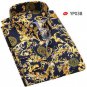 Men Shirts Long Sleeve Spring Summer Fashion Printing Floral Male Shirts Brand Clothing Casual shirt