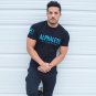 2017 New Summer Men T-shirt Short Sleeve Cotton Muscle Dr. Brothers Print ALPHALETE Fitness T Shirt 