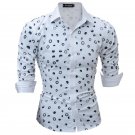 The latest 2017 Casual Fashion Men Spring Autumn high Quality Dots Korean Classic Business 2 Color L