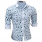 The latest 2017 Casual Fashion Men Spring Autumn high Quality Dots Korean Classic Business 2 Color L