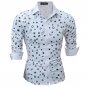 The latest 2017 Casual Fashion Men Spring Autumn high Quality Dots Korean Classic Business 2 Color L