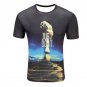 Summer New 2018 Stylish Men Printed T Shirt Casual O-neck Short Sleeve Both Side 3D Print Men\'s T S