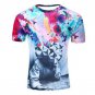Summer New 2018 Stylish Men Printed T Shirt Casual O-neck Short Sleeve Both Side 3D Print Men\'s T S