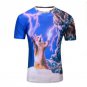 Summer New 2018 Stylish Men Printed T Shirt Casual O-neck Short Sleeve Both Side 3D Print Men\'s T S