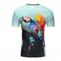 Summer New 2018 Stylish Men Printed T Shirt Casual O-neck Short Sleeve Both Side 3D Print Men\'s T S