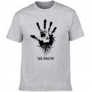 Skyrim Men\'s T-Shirt Letter Printed Cotton O-neck Fashion Top Shirt Summer Short Sleeves Casual Men