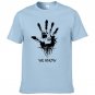 Skyrim Men\'s T-Shirt Letter Printed Cotton O-neck Fashion Top Shirt Summer Short Sleeves Casual Men