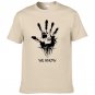 Skyrim Men\'s T-Shirt Letter Printed Cotton O-neck Fashion Top Shirt Summer Short Sleeves Casual Men