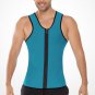 New Solid Shapers Men Fitness Waist Trainer Corset Vest Shapewear Mens Body Shaper Zip Revisiable Bo
