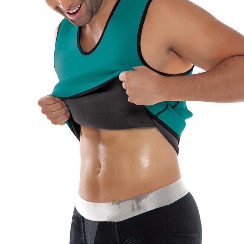 2017 Slim Men Shapers T-shirt Neoprene Shaper Men Slimming Vest Body Shaper Corset Waist Trainer Bel