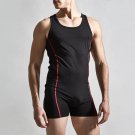 Mens Cotton Bodysuit Male Body Shaper Jumpsuit 2017 Slimming Body Vest Shapewear Corset For Men Body