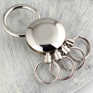 4 loops waist hanged keychain key ring detachable key chain key holder pants buckle creative portach