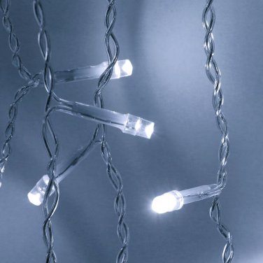 350cm Cool/Warm White LED String Light Curtain Icicle String Light Lamp Indoor Outdoor Waterproof De