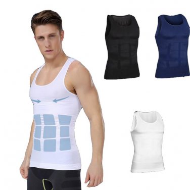 9 Colors High Quality Men Body Shaper Vest Shapewear Slimming Waist and Tummy Control Shaper Belt Un