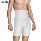 Men\'s Body Slimming Shaper Cotton Long Boxer Short Control Panties Shaping Pants Fitness Underwear 