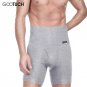 Men\'s Body Slimming Shaper Cotton Long Boxer Short Control Panties Shaping Pants Fitness Underwear