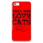 Real Men Love Cats iPhone 5-5s Plastic Case