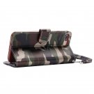 Fashion Army Camo Camouflage Case For iphone 6 6s Coque Luxury Leather Flip Wallet Phone Bags For Ap