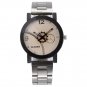 Fashion Man Crystal Stainless Steel Analog Quartz Wrist Watch