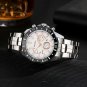 McyKcy Luxury Mens Stainless Steel Date Quartz Analog Sport Wrist Watch