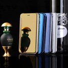 S6/Edge/Plus Leather Hard Plastic Flip Plating Mirror Case For Samsung Galaxy S5 S6 / Edge / Edge Pl