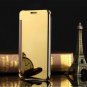 S6/Edge/Plus Leather Hard Plastic Flip Plating Mirror Case For Samsung Galaxy S5 S6 / Edge / Edge Pl