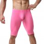 Fashion Men\'s Half Leg Pant Bodysuit Trouser Shapewear Boxer Shorts Underwear