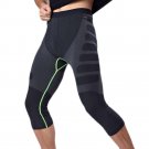 New MA08 Men Carry Buttock Thin Leggings Fast Drying Slimming Compression Calf-Length Pants Body Sha