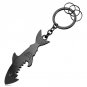 New Metal Golden Shark Keychain Pendant 2 Use Beer Bottle Opener Men Key holder Men Key Chain Gift S