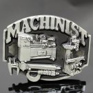 New Fashion Vintage Silver 3D Machinists Working Machinery Tools Trades Union Belt Buckle Men Gift J