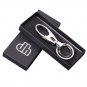 Men Business Alloy Keychain Gift Box Handbag Key Ring Car Key Pendant