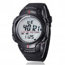 Waterproof Outdoor Sports Men Digital LED Quartz Alarm Wrist Watch
