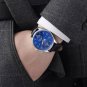 Men Luxury Stainless Steel Quartz Military Sport Leather Band Dial Wrist Watch