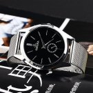 Fashion Luxury Men\'s Women\'s Stainless Steel Band Quartz Wrist Watches