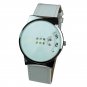 Creative Colorful Carousel Scale Pu Leather Belt Ladies Watches