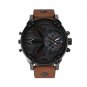 Men\'s Fashion Luxury Watch Leather Sport Analog Quartz Mens Wristwatches