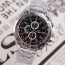 Luxury Stainless Steel Strap Quartz Man Waterproofsiness Watch