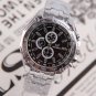 Luxury Stainless Steel Strap Quartz Man Waterproofsiness Watch