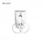 Milesi Men Keychain Metal Car Keyring Double Ring Waist Hanging Key Holder Charm Souvenirs Gift For 