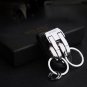 Milesi - Brand New 2017 Men KeyChain Belt Clip Pull Key Chain Double Rings for Men Car Key Holder No