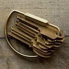 New 2017 Pure Handmade Copper Brass Men Keychain Key Chain Holder Ring Men Novelty Gift Trinket Simp