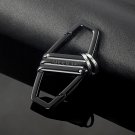 Milesi - New 2017 Brand Creative Solid Double Automatic Locking Carabiners Men Keychain Key Chain ho